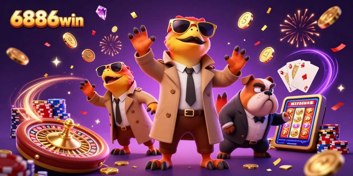 Experience exciting gameplay at 6886win with raptors in disguise entering a VIP casino lounge.
