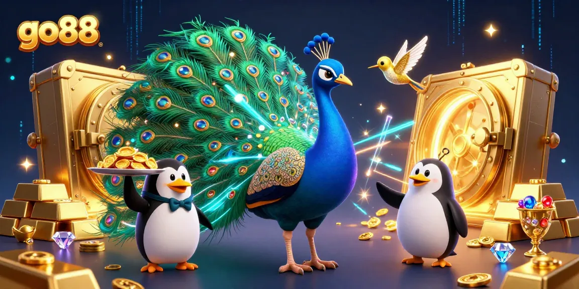 Experience the excitement of go88 with a vibrant 3D casino illustration featuring stunning characters and dynamic elements.
