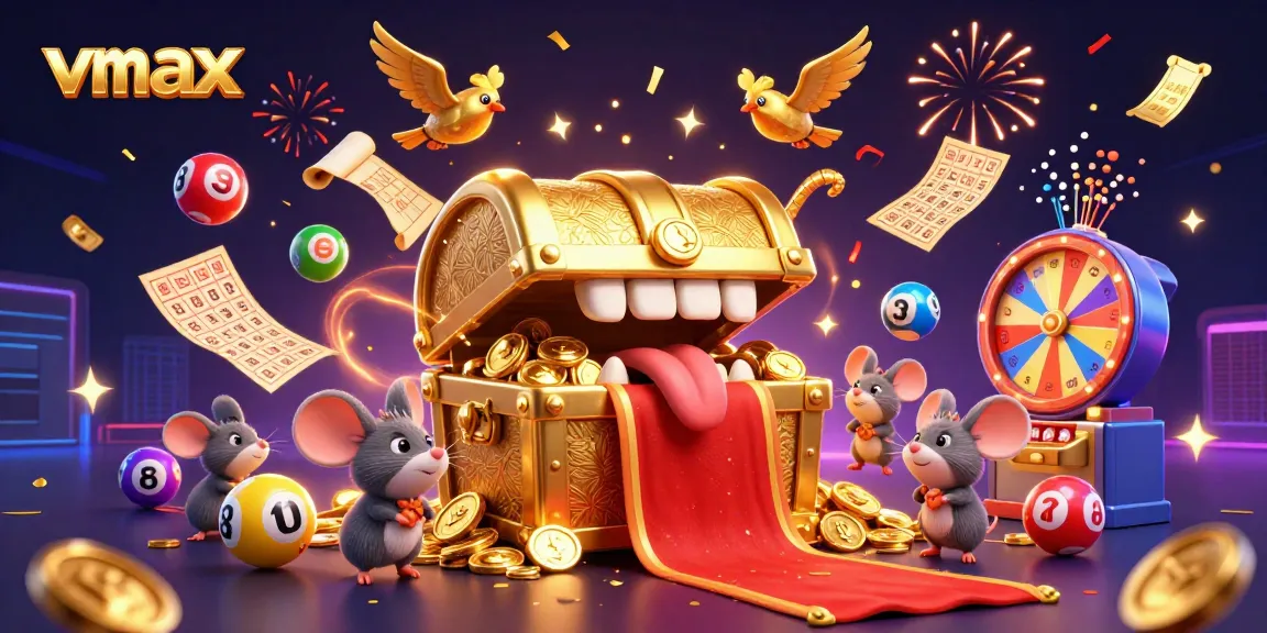 Engage with vmax through a thrilling lottery atmosphere featuring dynamic elements and colorful gameplay.